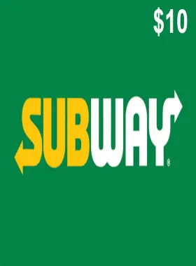 Subway Geschenkkarte im Wert von 10$ US
