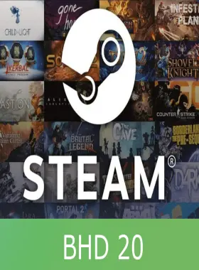 Steam Wallet Card 20 BHD BH Activation Code
