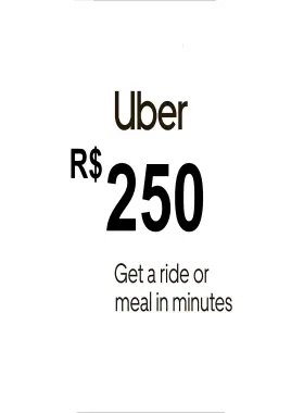 Buono regalo Uber R$250 BR