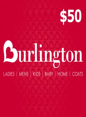 بطاقة هدايا برلنغتون بقيمة 50 دولارًا أمريكيًا
