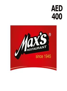 Max's Restaurant 400 AED Gift Card AE