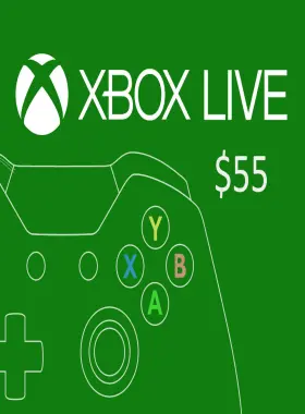 XBOX Live $55 Prepaid Card US