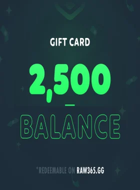 RAW365 2,500 Balance Gift Card
