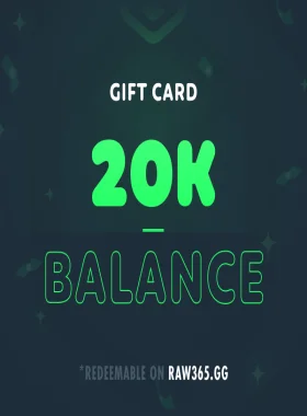RAW365 20,000 Balance Gift Card