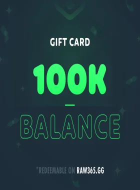 RAW365 100,000 Balance Gift Card
