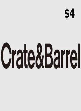 Crate and Barrel $4 Gift Card US