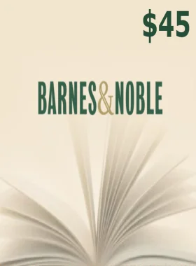 Barnes and Noble $45 Gift Card US