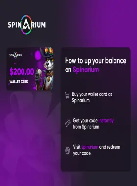 Spinarium.com $200 Wallet Card Code