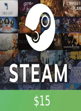 PC Steam Gift Card $15 AR Activation Code