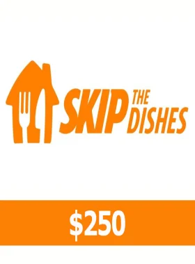 SkipTheDishes C$250 Gift Card CA