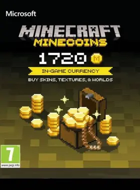 Pack Minecoins Minecraft - Clé CD américaine de 1720 pièces