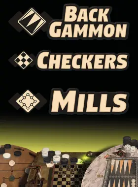 Backgammon + Checkers + Mills