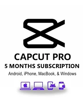 CapCut Pro - 5 Months Subscription ACCOUNT