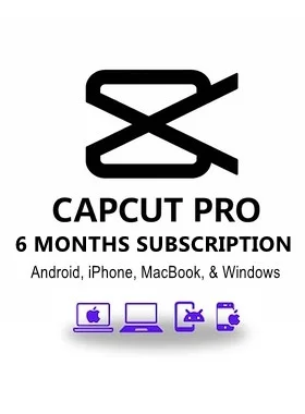 CapCut Pro - 6 Months Subscription ACCOUNT