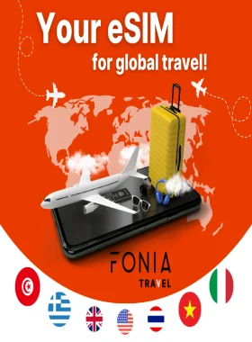 eSIM Fonia Travel North America - 3 GB Data (valid for 30 Days)