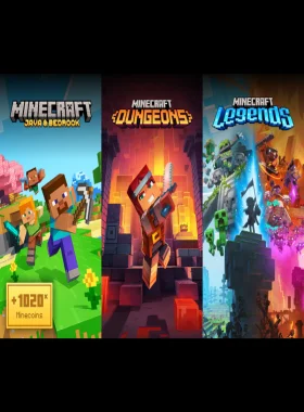 Minecraft Triple Bundle EU XBOX One / Xbox Series X|S CD Key
