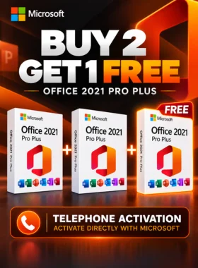 Office Pro Plus 2021 TA x 2 (+1 Free)